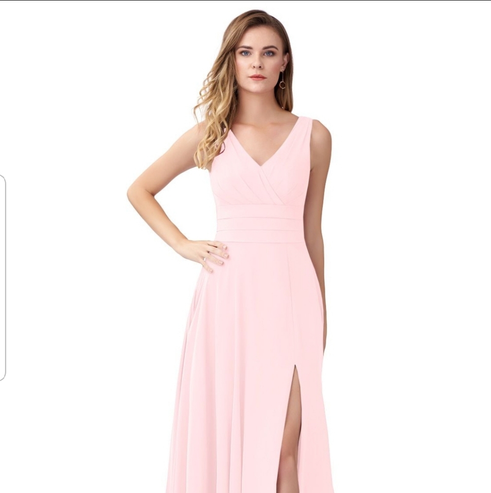 Azazie Bianca Blushing Pink Brand New in Bag